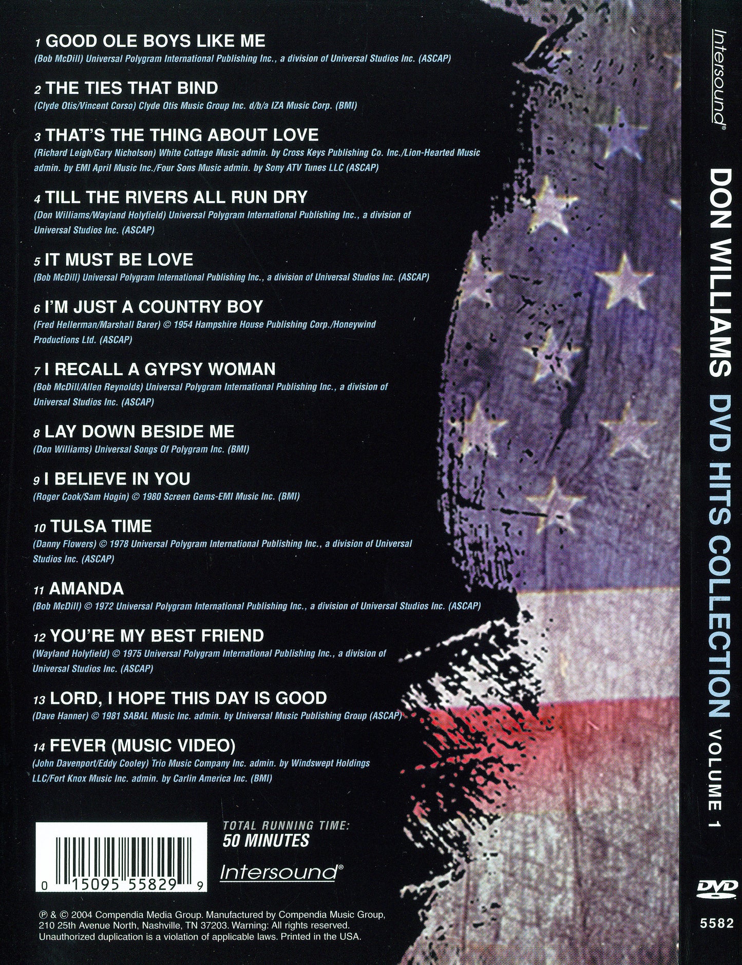 Don Williams - DVD Hits Collection, Vol. 1 (2004)