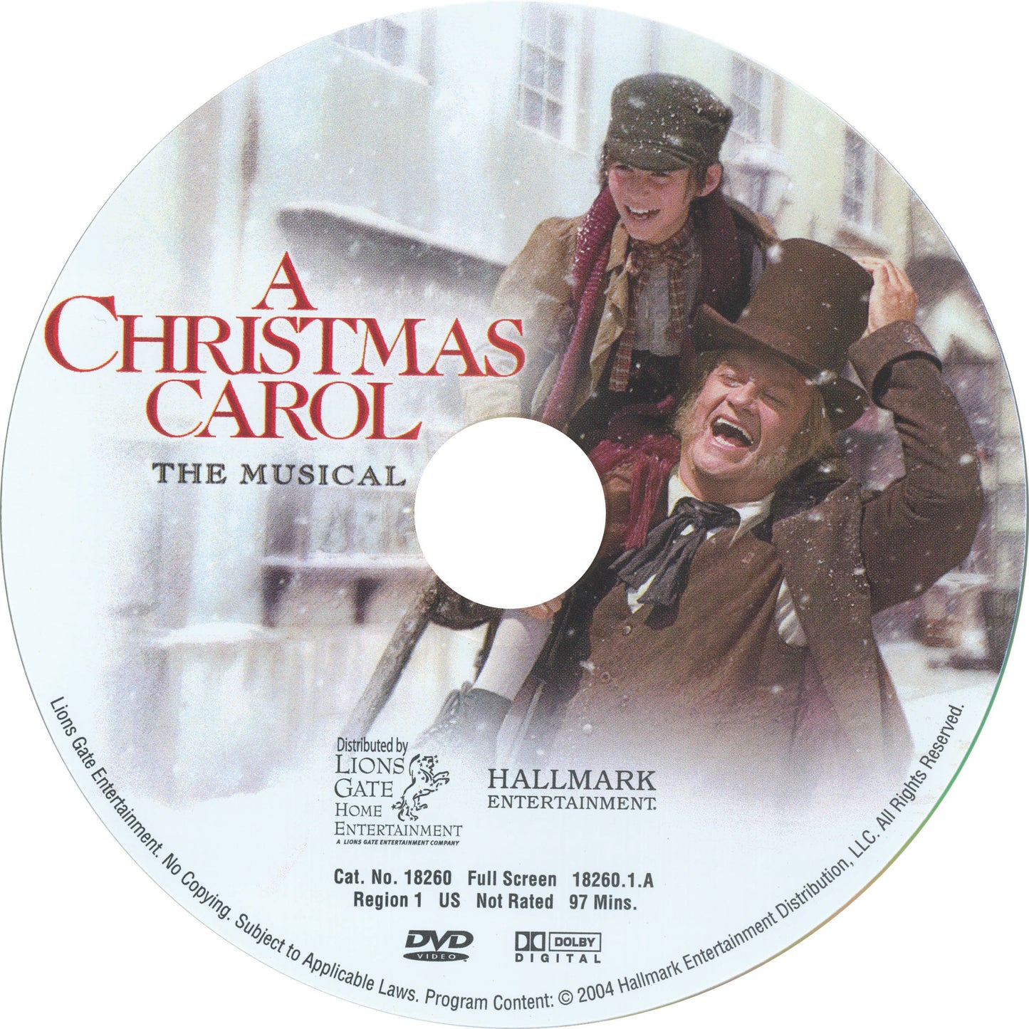A Christmas Carol DVD 2005 "Kelsey Grammer"