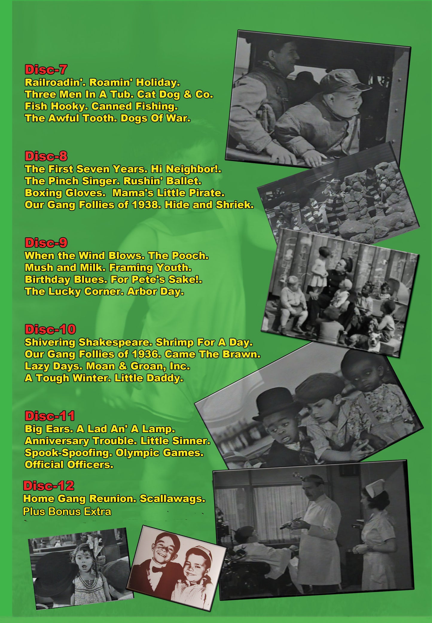 The Little Rascals - 90 Uncut Episodes Collectors Edition 12 DVD Set