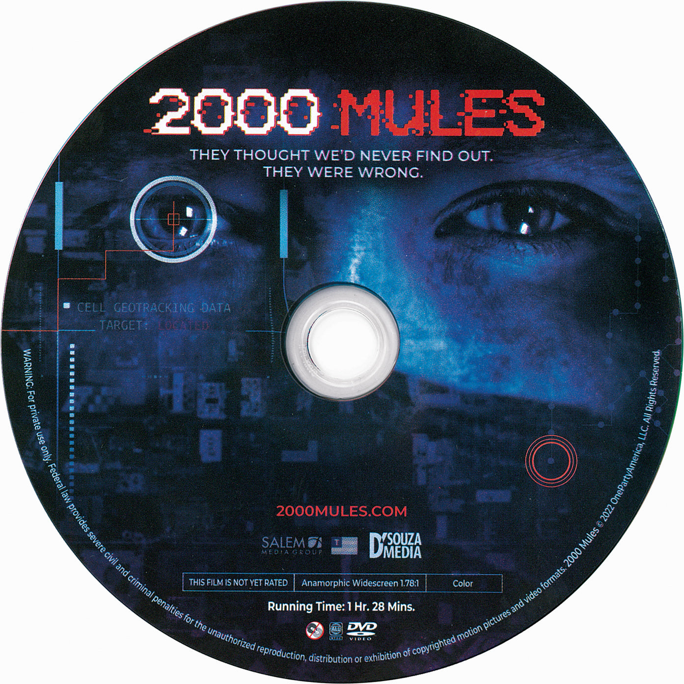 2000 Mules Dinesh D'Souza's  DVD