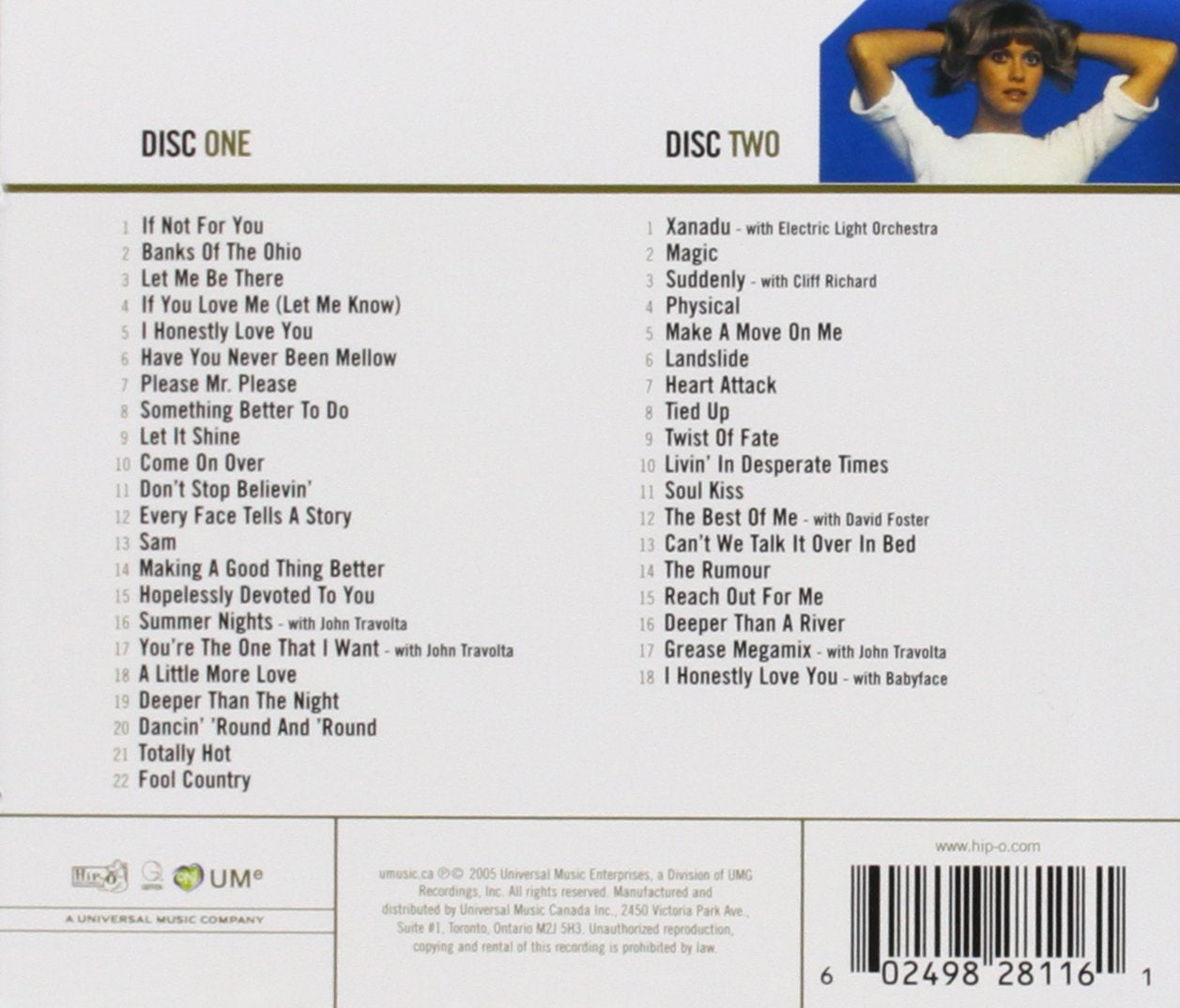 OLIVIA NEWTON-JOHN GOLD