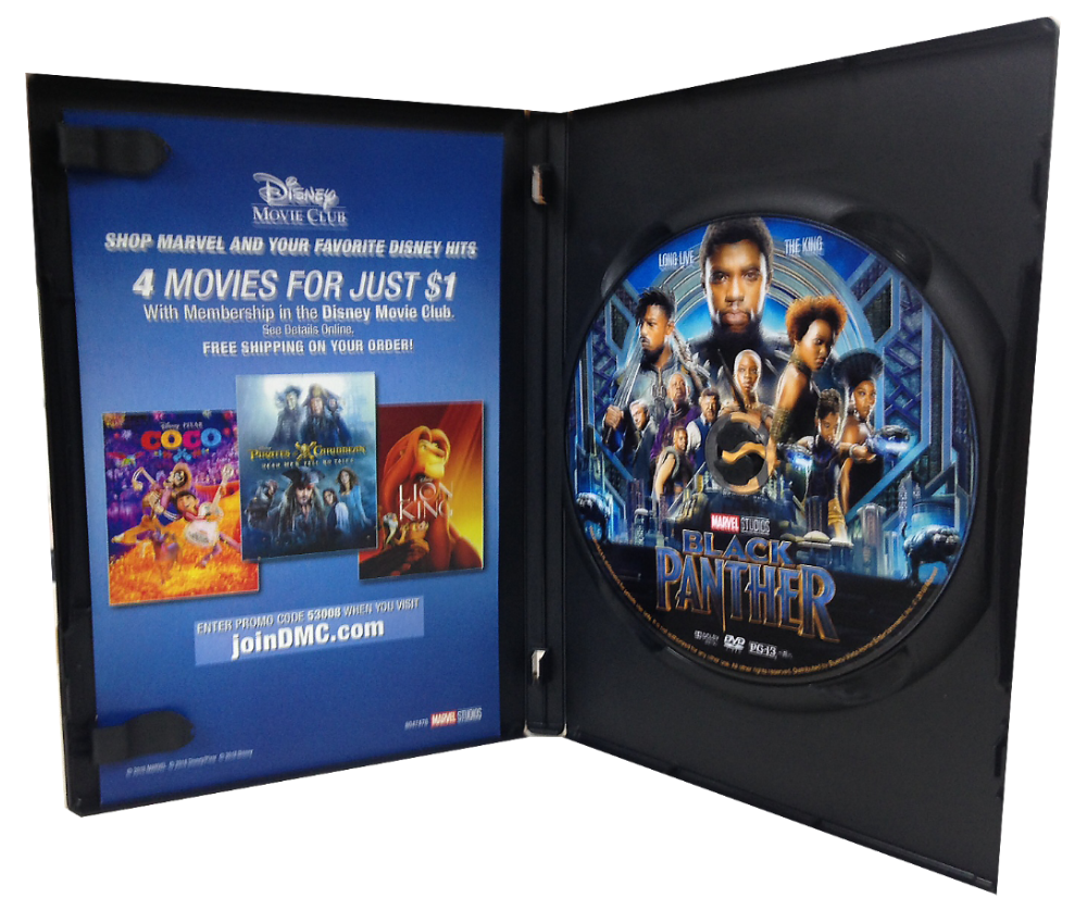 BLACK PANTHER  DVD Chadwick Boseman