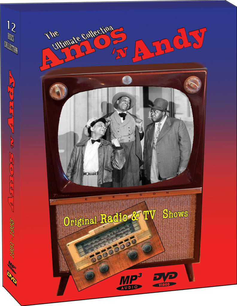 Amos n Andy - TV and Radio Shows - Collection DVDs + MP3 AUDIO