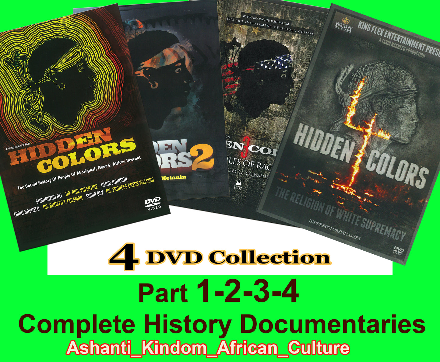 HIDDEN COLORS 1-2-3-4 DOCUMENTARIES COLLECTION