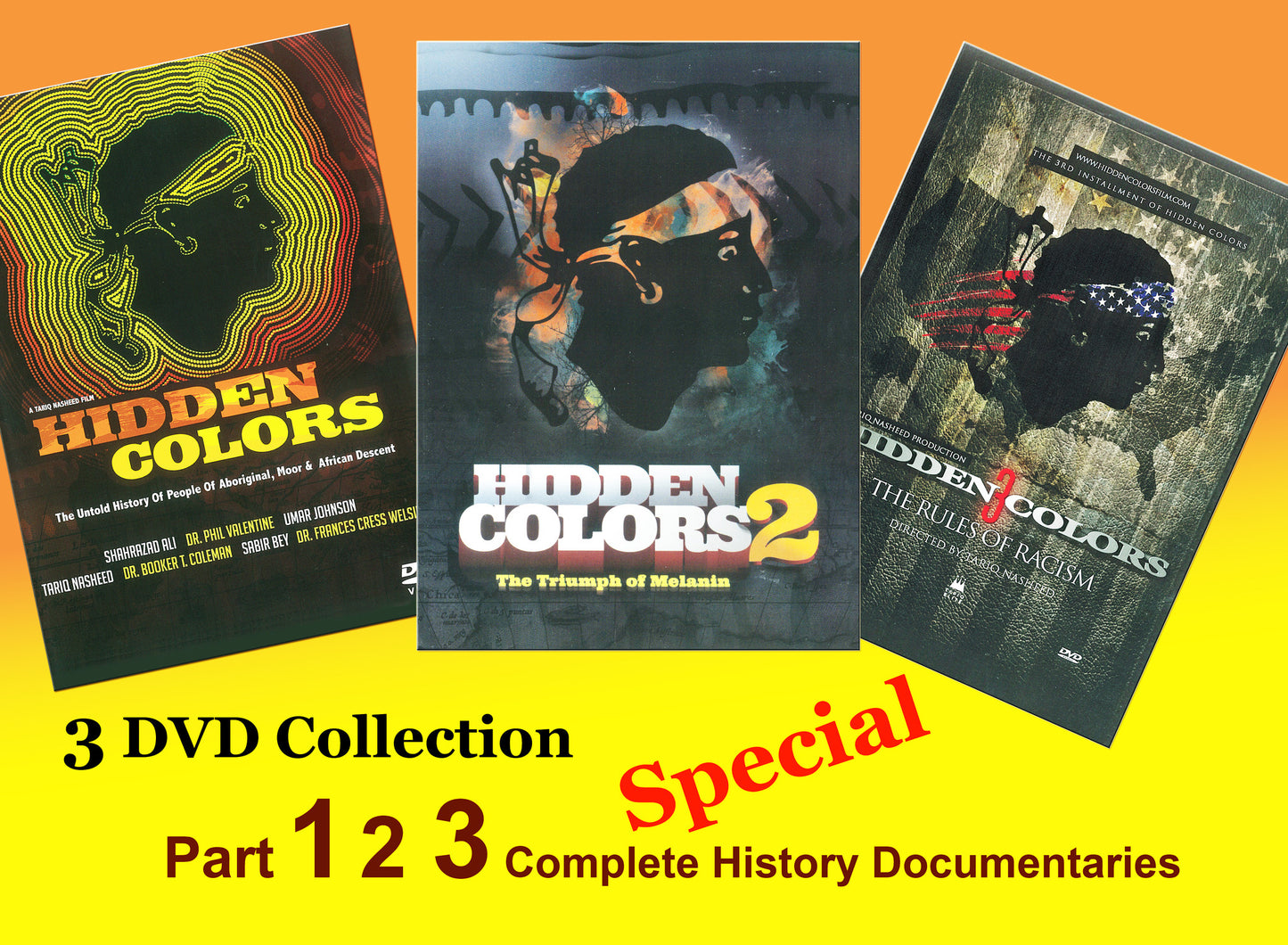 HIDDEN COLORS 1-2-3 DOCUMENTARIES COLLECTION