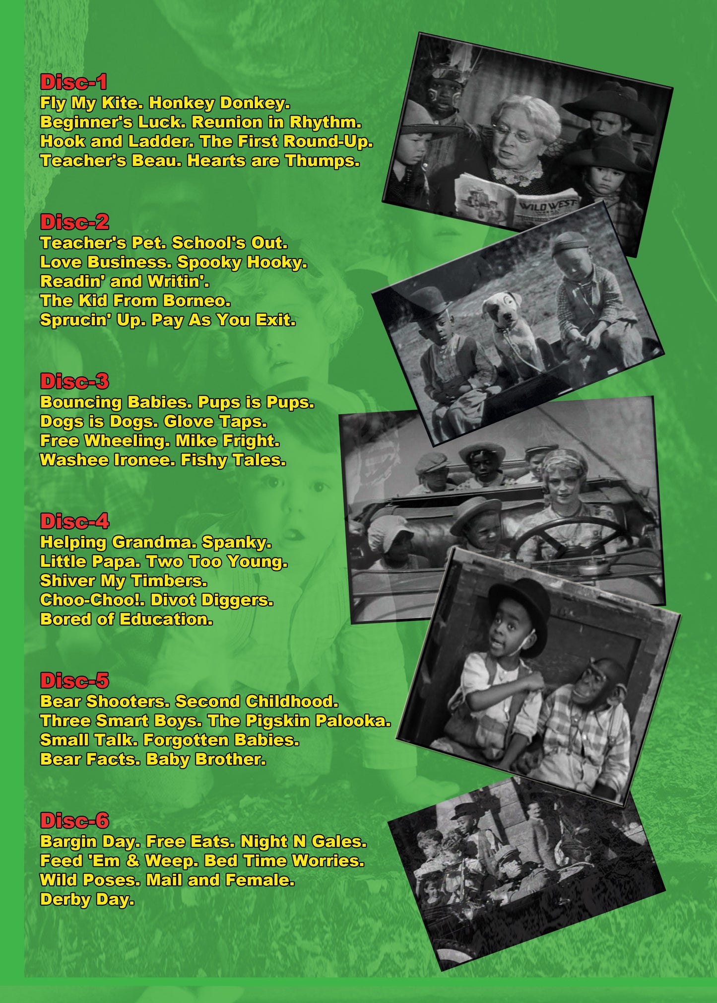 The Little Rascals - 90 Uncut Episodes Collectors Edition 12 DVD Set